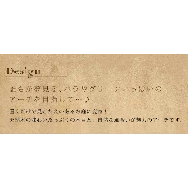 住まいスタイル 天然木パーゴラアーチ ライトブラウン BP-R200LBR 1台(ご注文単位1台)【直送品】