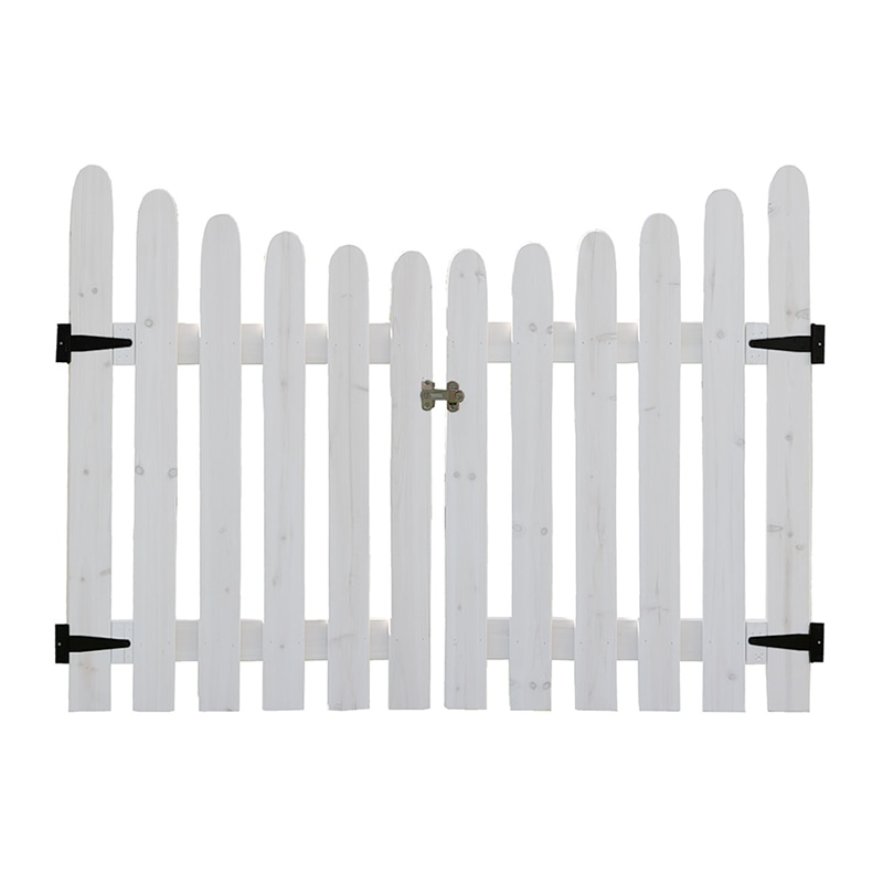 住まいスタイル 天然木製三角アーチ ウッドチャーチ ゲート単品 ホワイト TR-GT-WHT 1個（ご注文単位1個）【直送品】