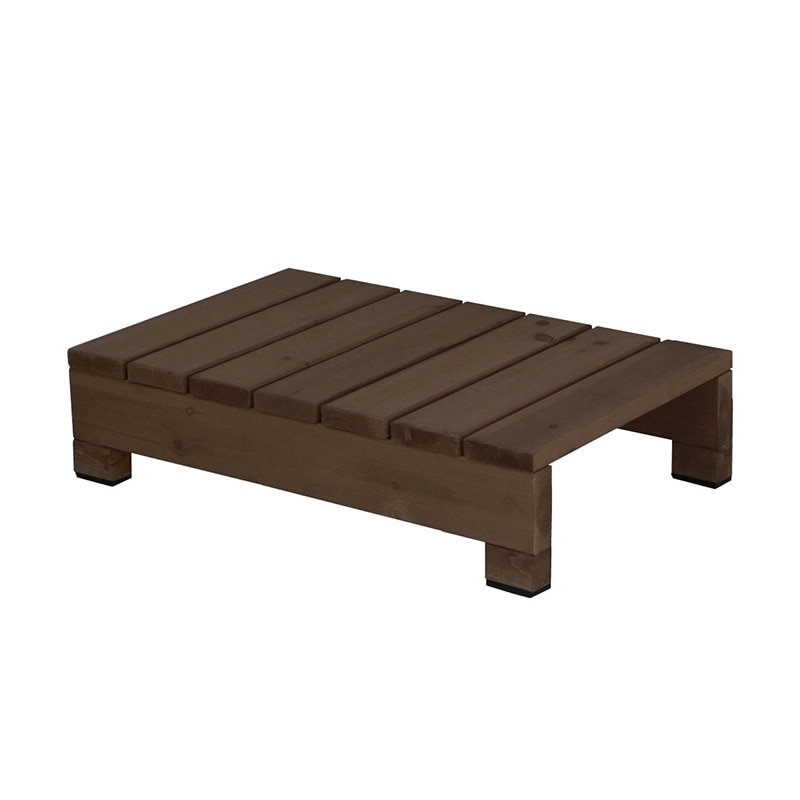 住まいスタイル ユニット縁台ステップ ひより ダークブラウン DES-65DBR 1台（ご注文単位1台）【直送品】