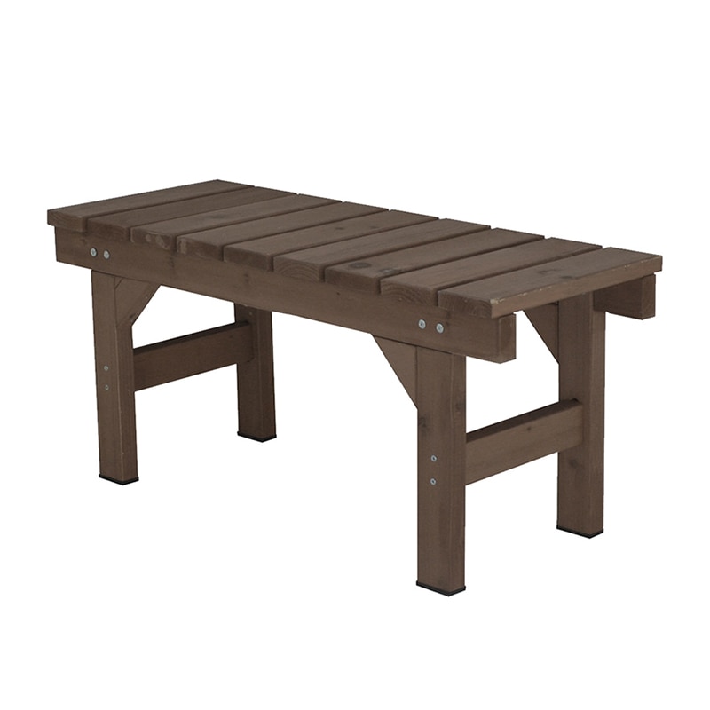 住まいスタイル 縁台ベンチ 87 ひより ダークブラウン EB-870DBR 1台（ご注文単位1台）【直送品】