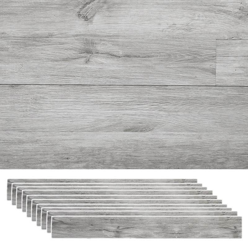 住まいスタイル ソリデコ 壁に貼れる天然木パネル 10枚組 オークホワイトグレー SLDCPR-10P-006GRY 1セット（ご注文単位1セット）【直送品】
