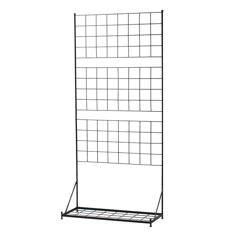 住まいスタイル プランター台付フェンス グラフ ハイタイプ ブラック IF-GR019-BLK 1台（ご注文単位1台）【直送品】