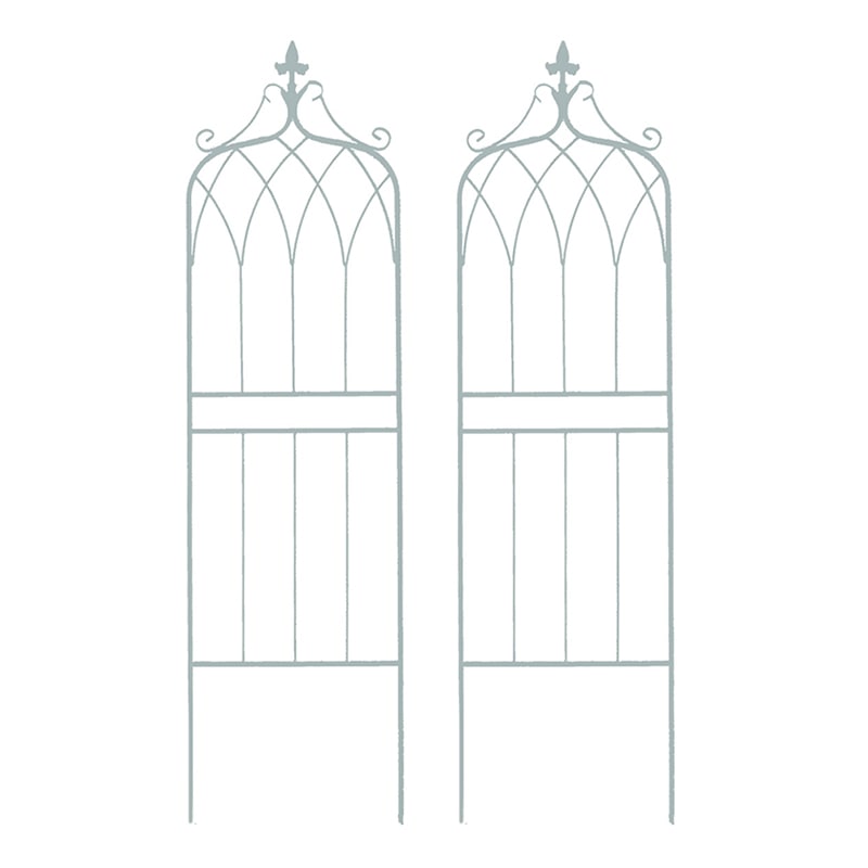 住まいスタイル アイアンフェンス 148 ドレープ 2枚組 ホワイト IF-DR028-2P-WHT 1セット（ご注文単位1セット）【直送品】