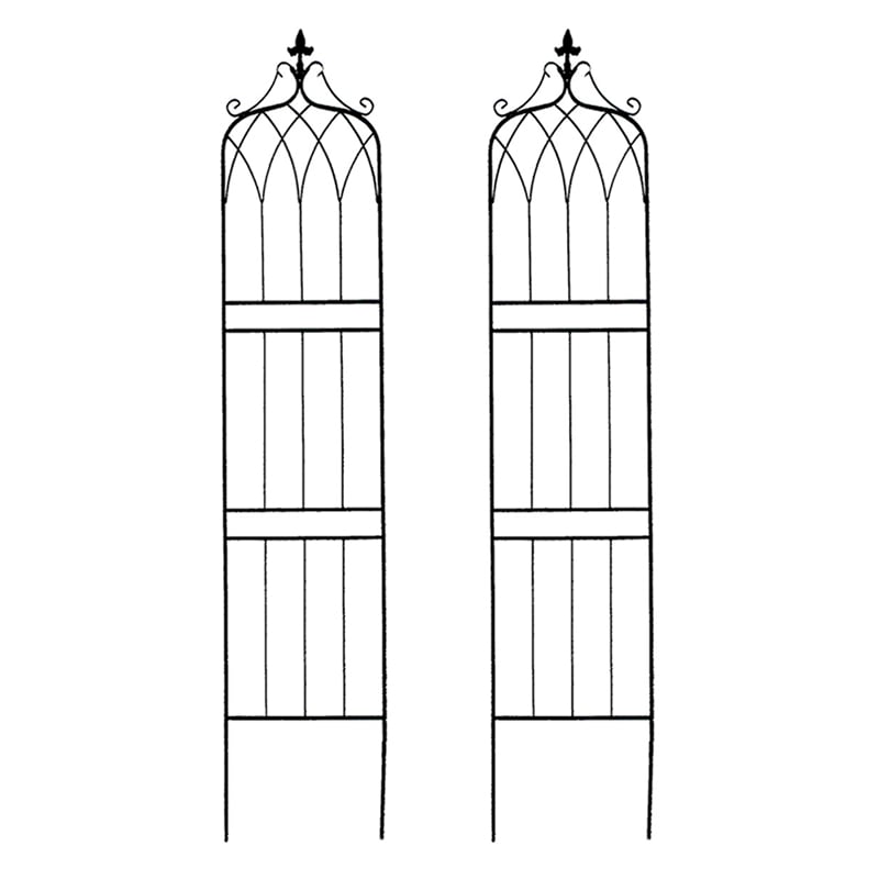 住まいスタイル アイアンフェンス 200 ドレープ 2枚組 ブラック IF-DR029-2P-BLK 1セット（ご注文単位1セット）【直送品】