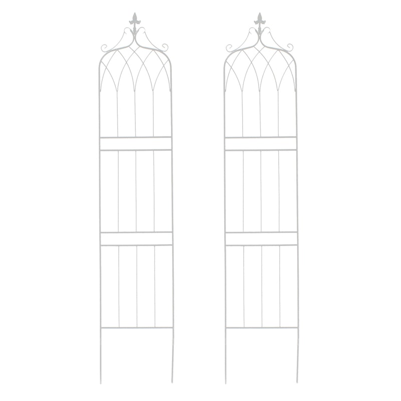 住まいスタイル アイアンフェンス 200 ドレープ 2枚組 ホワイト IF-DR029-2P-WHT 1セット（ご注文単位1セット）【直送品】