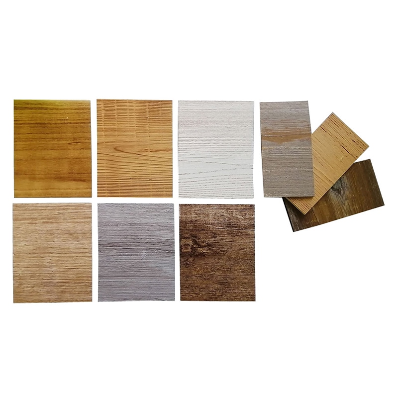 住まいスタイル SOLIDECO 壁に貼れる天然木パネル 7種サンプルセット D-00SAM 1セット（ご注文単位1セット）【直送品】