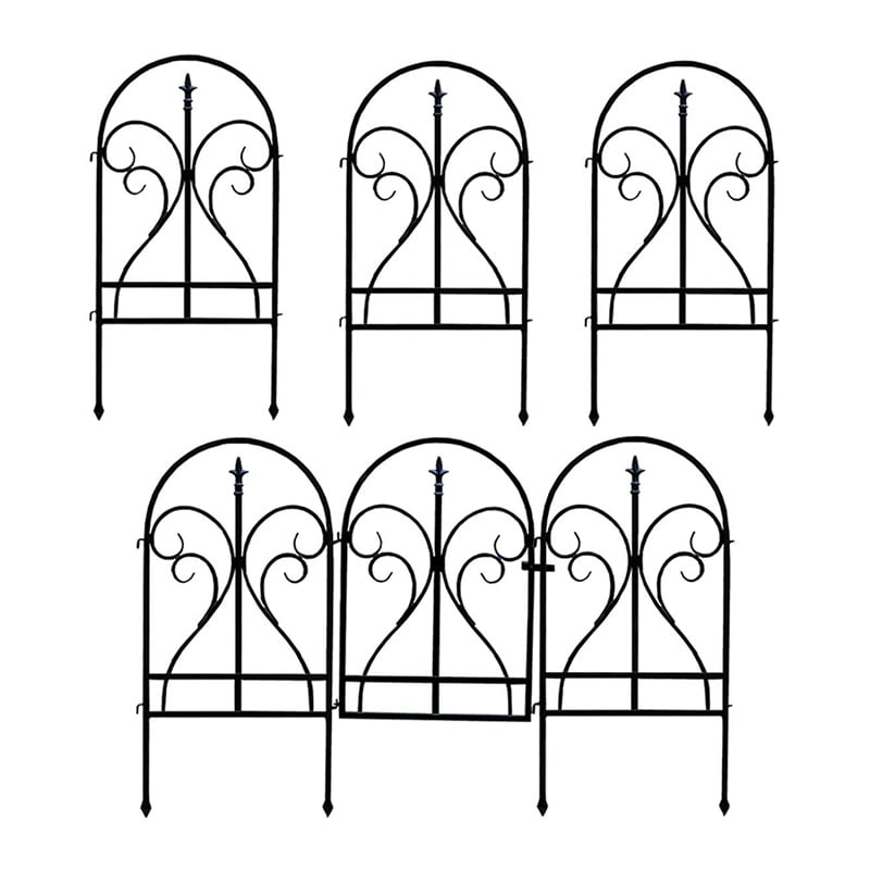 住まいスタイル イージーゲート&フェンス3枚組セット フィニアル ブラック IPN7029FG-4PSET 1セット（ご注文単位1セット）【直送品】
