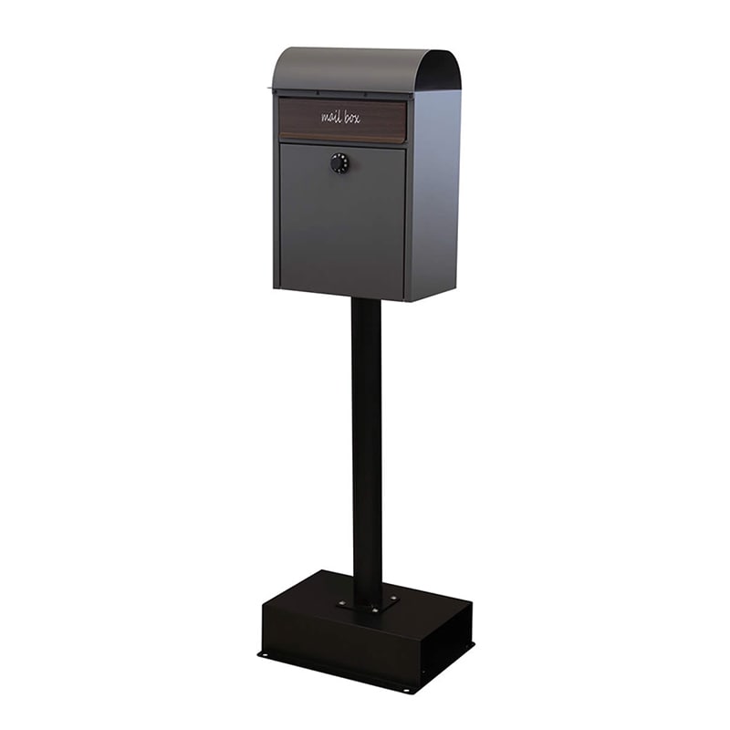 住まいスタイル スタンドポスト ジル グレー PST-007GRY 1個（ご注文単位1個）【直送品】