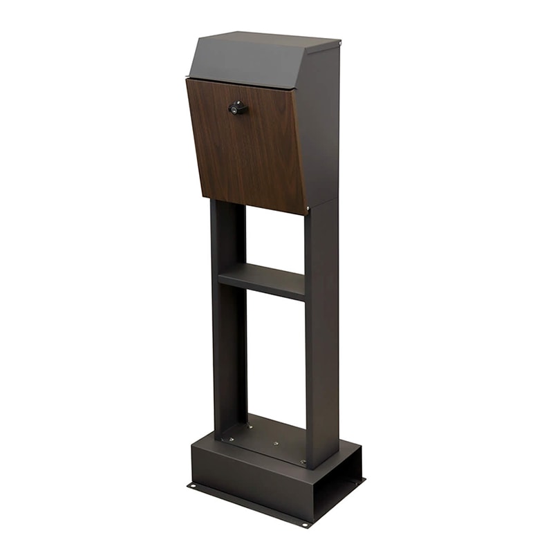 住まいスタイル スタンドポスト フィオ グレー PST-008GRY 1個（ご注文単位1個）【直送品】