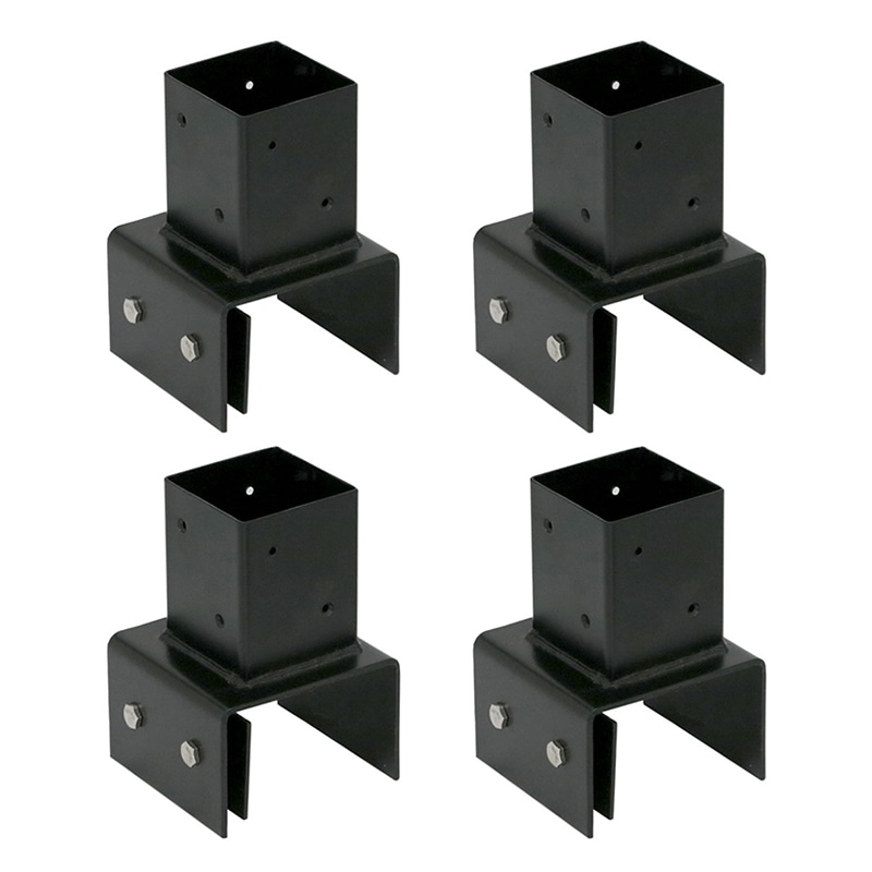 住まいスタイル ラティス・フェンス支柱固定金具 10cmブロック用 4個 S-BB7210-4P 1セット（ご注文単位1セット）【直送品】