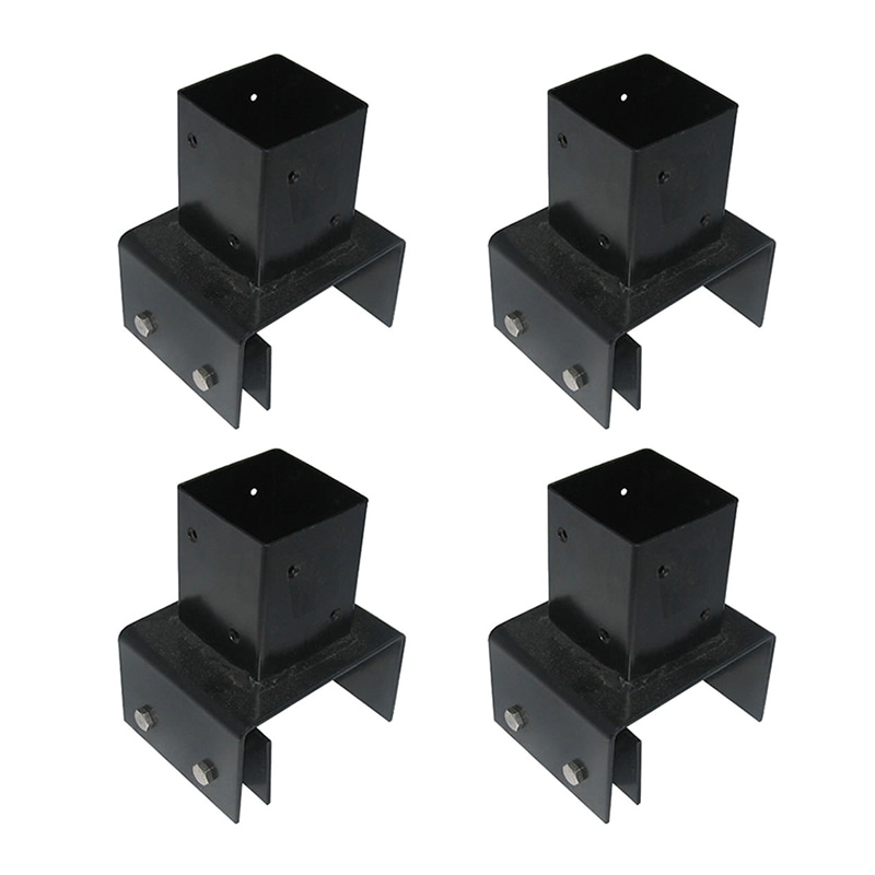 住まいスタイル ラティス・フェンス支柱固定金具 12cmブロック用 4個 S-BB7212-4P 1セット（ご注文単位1セット）【直送品】