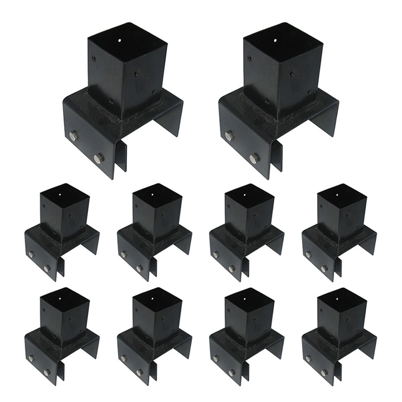 住まいスタイル ラティス・フェンス支柱固定金具 12cmブロック用 10個 S-BB7212-10P 1セット（ご注文単位1セット）【直送品】