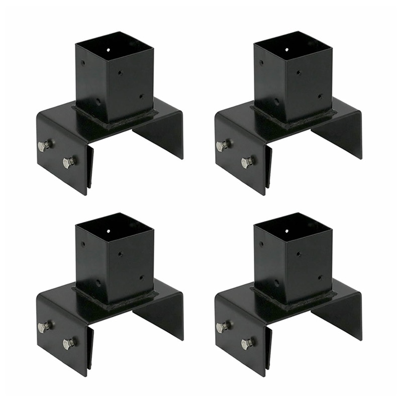住まいスタイル ラティス・フェンス支柱固定金具 15cmブロック用 4個 S-BB7215-4P 1セット（ご注文単位1セット）【直送品】