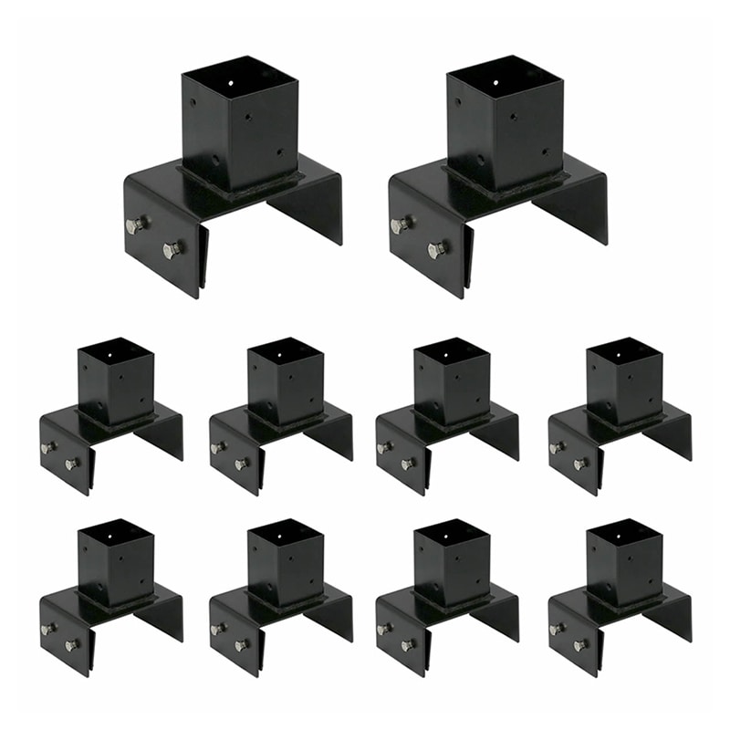 住まいスタイル ラティス・フェンス支柱固定金具 15cmブロック用 10個 S-BB7215-10P 1セット（ご注文単位1セット）【直送品】