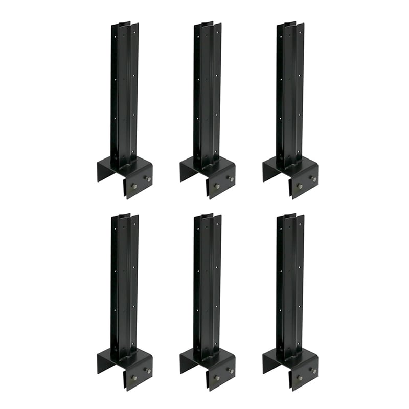 住まいスタイル ラティス・フェンス固定金具 連結 12cmブロック用 6個 S-BF4512J-6P 1セット（ご注文単位1セット）【直送品】