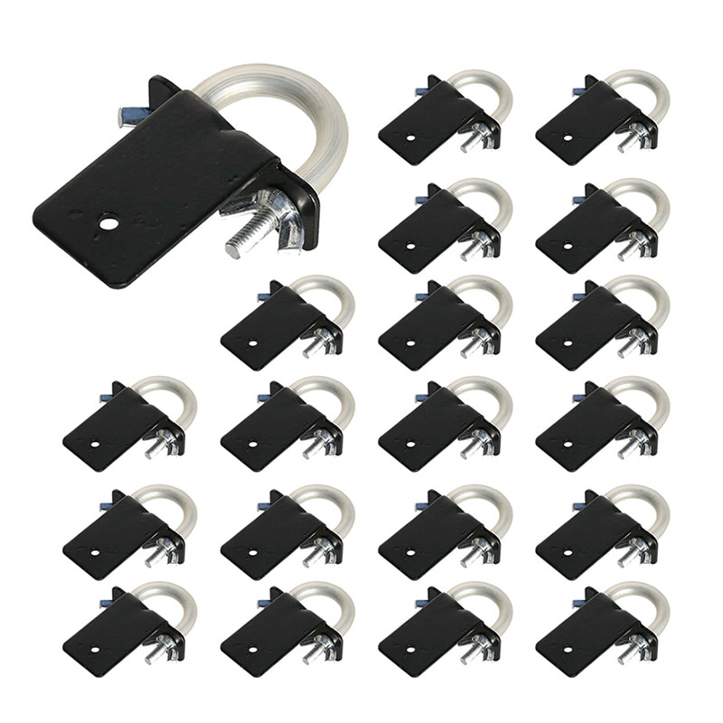 住まいスタイル ラティス・フェンス壁面用固定金具 リング型 上部用 20個 S-LVKT35-20P 1セット（ご注文単位1セット）【直送品】