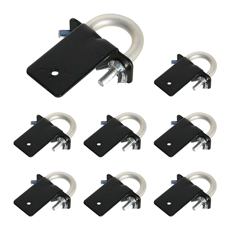 住まいスタイル ラティス・フェンス壁面用固定金具 リング型 下部用 8個 S-LVKB35-8P 1セット（ご注文単位1セット）【直送品】