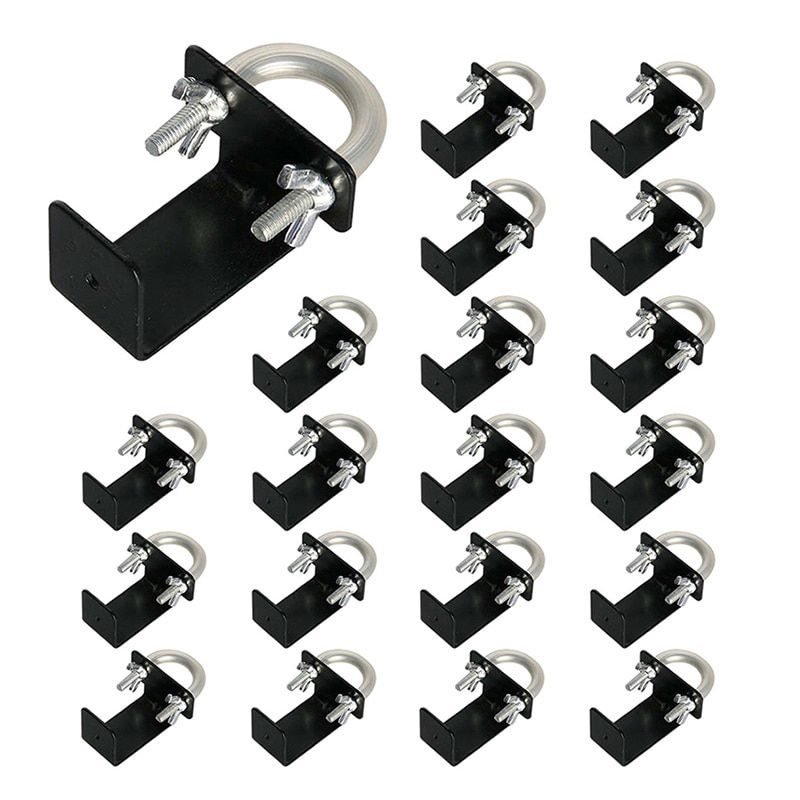 住まいスタイル ラティス・フェンス壁面用固定金具 リング型 下部用 20個 S-LVKB35-20P 1セット（ご注文単位1セット）【直送品】