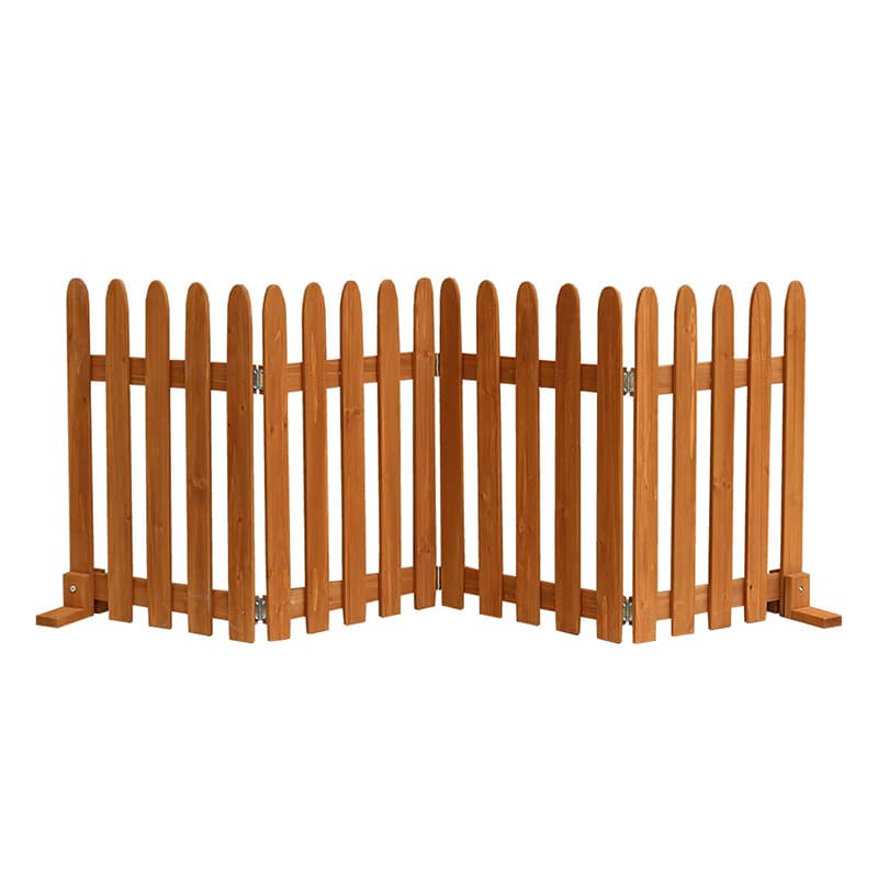 住まいスタイル 折り畳めるウッドフェンス 縦ストライプ 1枚 幅160cm ライトブラウン WF-160F-LBR 1枚（ご注文単位1枚）【直送品】