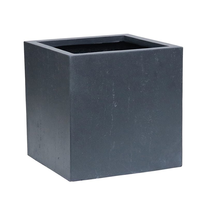 住まいスタイル マグネシアプランター テクスチャー 角型36cm グレー TEX-360C-GRY 1個（ご注文単位1個）【直送品】