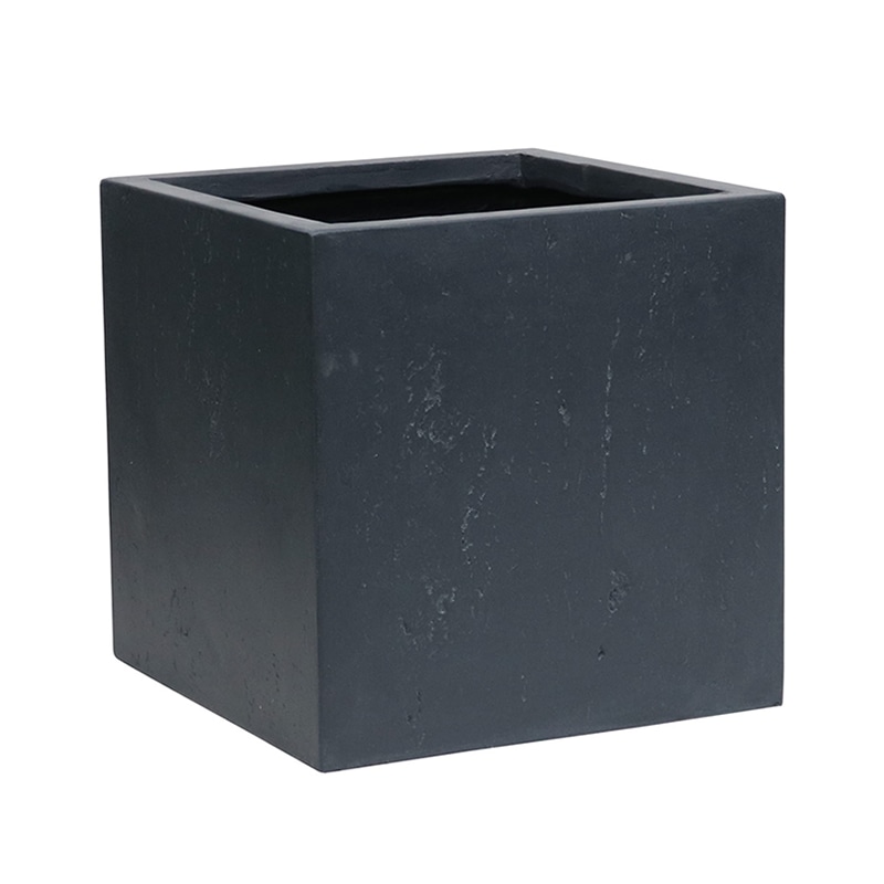 住まいスタイル マグネシアプランター テクスチャー 角型40cm グレー TEX-400C-GRY 1個（ご注文単位1個）【直送品】