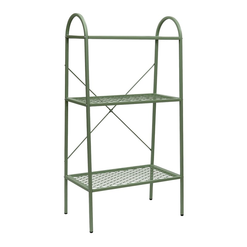 住まいスタイル オープン3段ラック ツイル ピスタチオグリーン TW002GRN 1台（ご注文単位1台）【直送品】