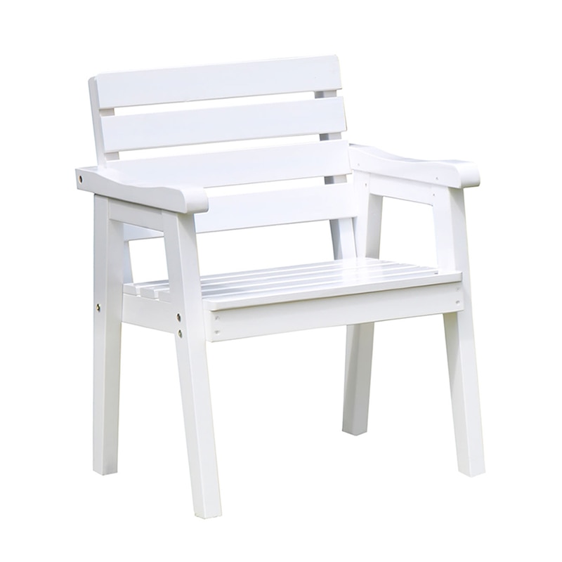 住まいスタイル 天然木製チェア エラン 幅60cm ホワイト EL-60WHT 1個（ご注文単位1個）【直送品】