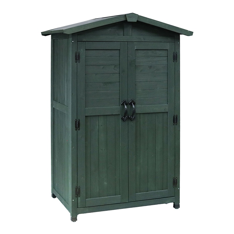 住まいスタイル 三角屋根収納庫 ダークグリーン KGRS1600-2GRN 1台（ご注文単位1台）【直送品】