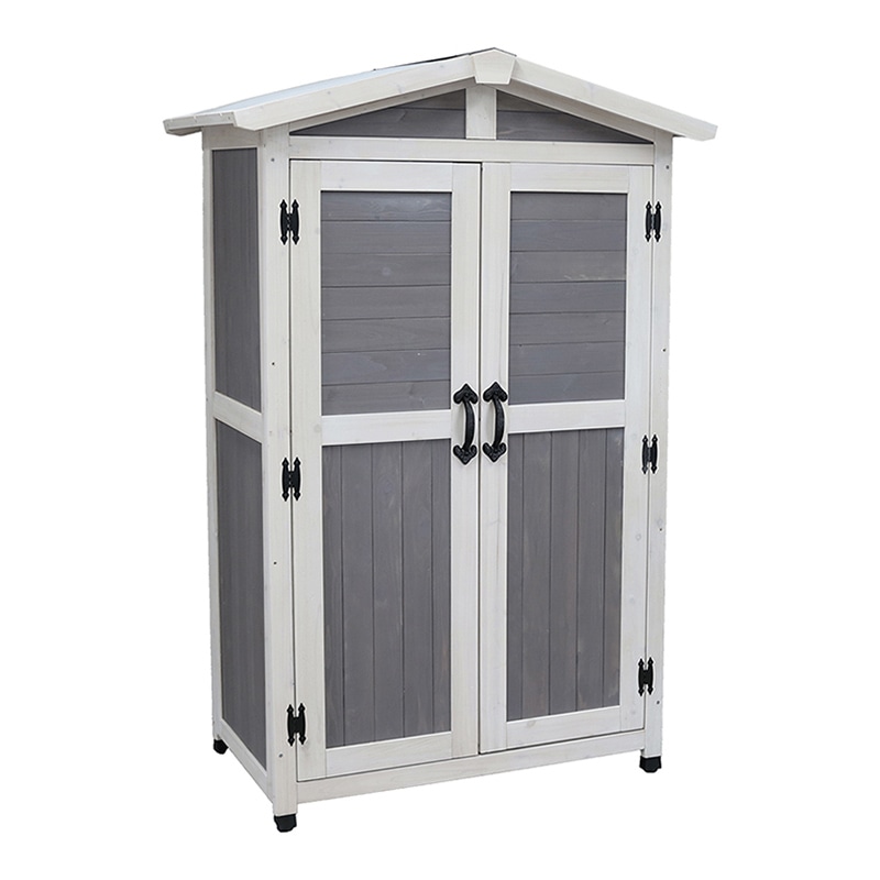 住まいスタイル 三角屋根収納庫 グレー KGRS1600-2GRY 1台（ご注文単位1台）【直送品】