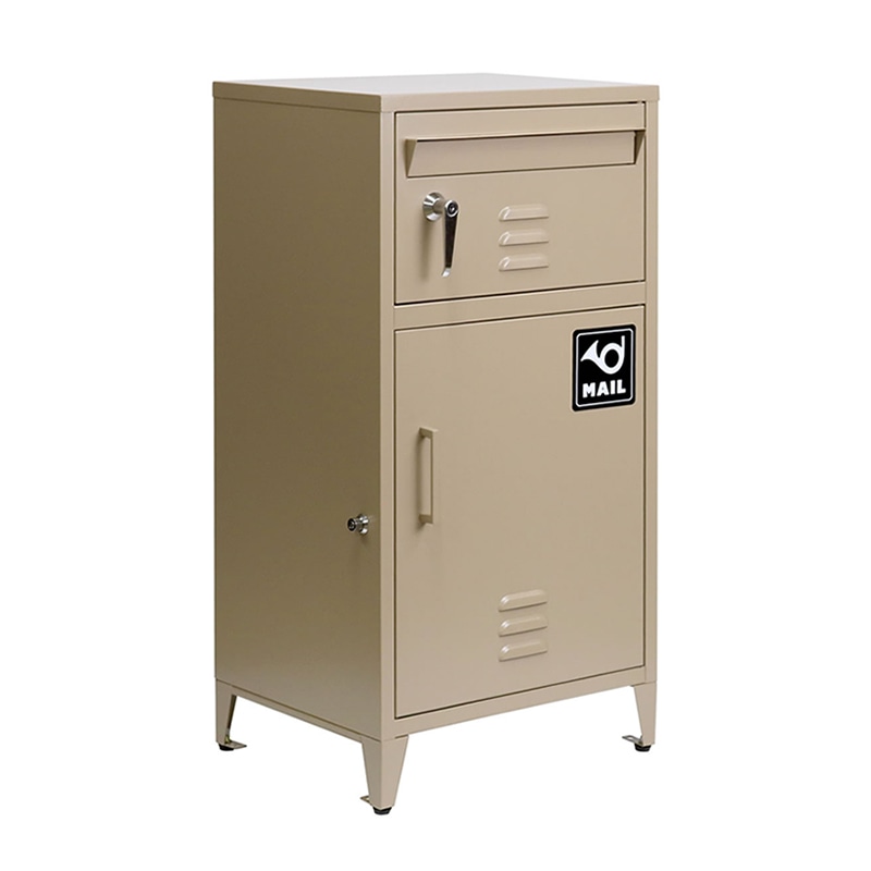 住まいスタイル ポスト一体型宅配ボックス ホルン No.1 ウォームベージュ DB-001BEI 1台（ご注文単位1台）【直送品】