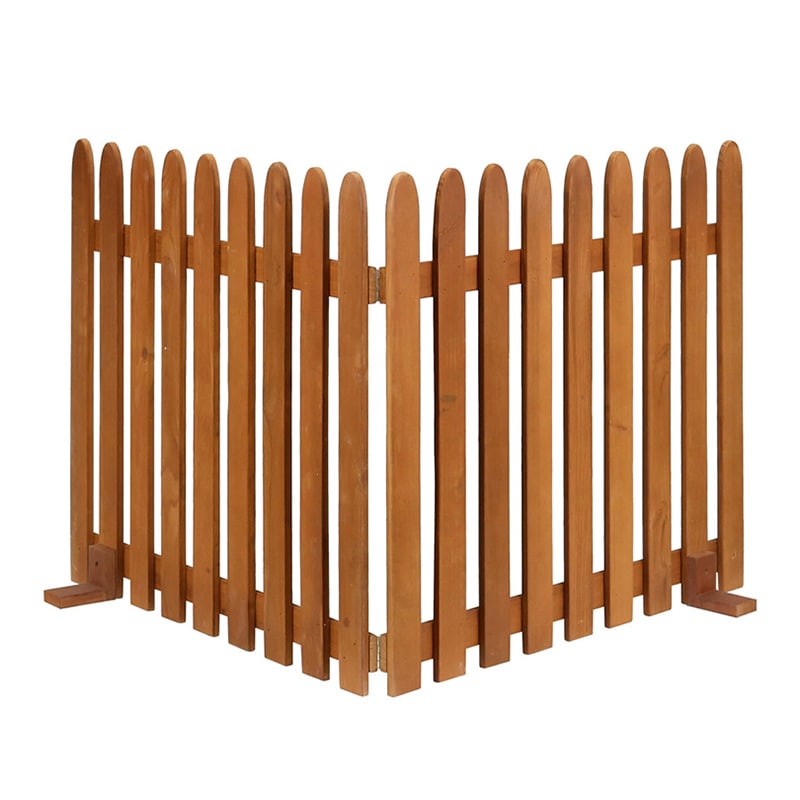 住まいスタイル 折り畳めるウッドフェンス 縦ストライプ 1枚 142×71 ライトブラウン WF-142F-LBR 1枚（ご注文単位1枚）【直送品】