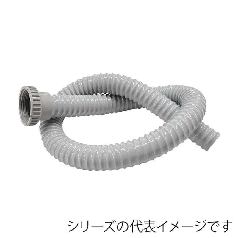 >スギコ産業 40A用ジャバラホース 管用ネジ 100cm TA1967-TO-192／100K 1個（ご注文単位1個）【直送品】