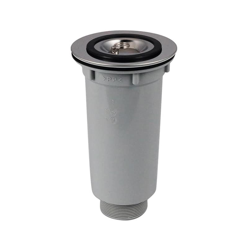 スギコ産業 小型ゴミ収納器付防臭排水トラップ 50A D蓋 ステンカゴ TA1845-TO-198LDS 1個(ご注文単位1個)【直送品】