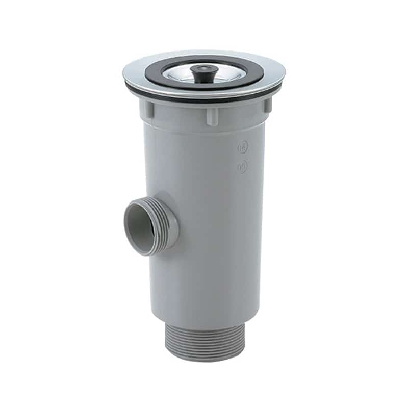 スギコ産業 小型ゴミ収納器付防臭排水トラップ 50A A蓋 ポリカゴ オーバーフロー付 TA1846-TO-198NLAP 1個(ご注文単位1個)【直送品】