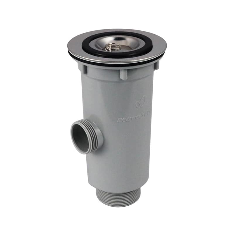 スギコ産業 小型ゴミ収納器付防臭排水トラップ 50A D蓋 ポリカゴ オーバーフロー付 TA1848-TO-198NLDP 1個（ご注文単位1個）【直送品】