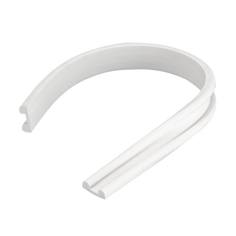 スギコ産業 帯状コーナーゴム 40m 白 TA1516-TO-204PW 1個（ご注文単位1個）【直送品】