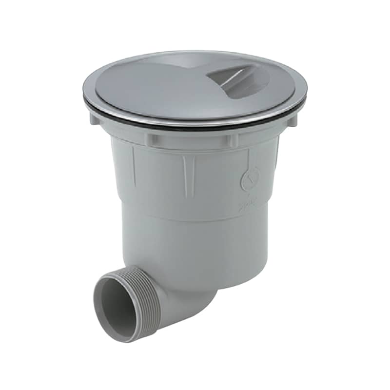 スギコ産業 ECφ180 排水トラップ オーバーフローなし 止水プレート付 TA1805-TO-299 1個(ご注文単位1個)【直送品】