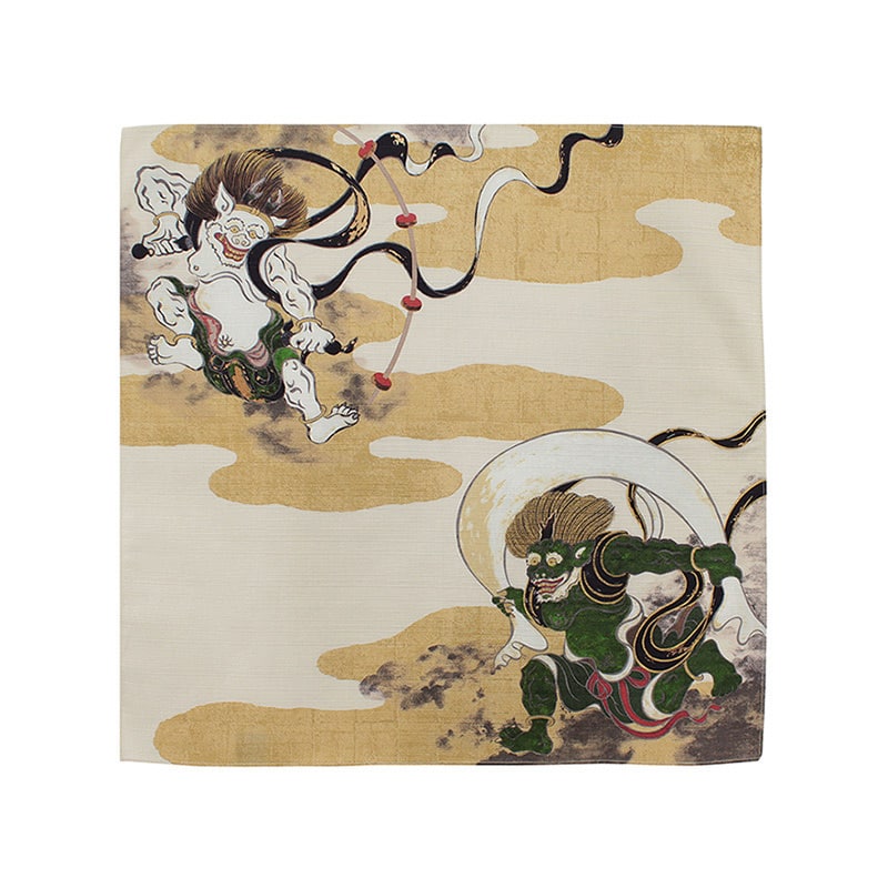 ナルミ ふろしき チーフ 48cm 隅田川 風神雷神 1枚（ご注文単位1枚）【直送品】