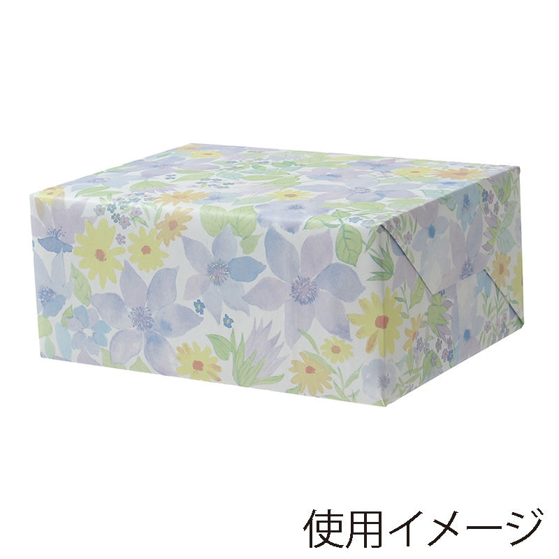 パックタケヤマ 包装紙　四六半才判 バイオレット XZT00050 100枚/袋（ご注文単位5袋）【直送品】