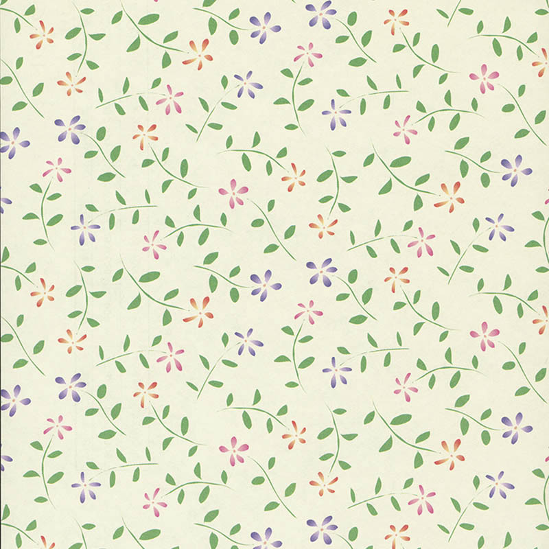 パックタケヤマ 包装紙　四六半才判 はなことば XZT00067 100枚/袋（ご注文単位5袋）【直送品】