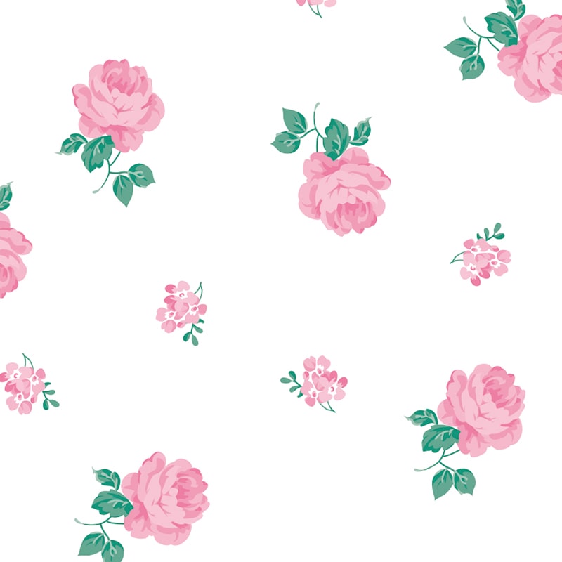 パックタケヤマ 包装紙　厚口　四六半才判 シンプルローズ XZT13110 100枚/袋（ご注文単位5袋）【直送品】