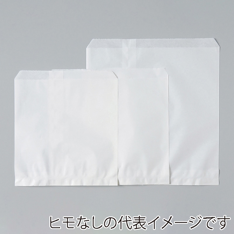 パックタケヤマ 平袋　フラット 白平3　ヒモ付 XZT00336 500枚/袋（ご注文単位8袋）【直送品】