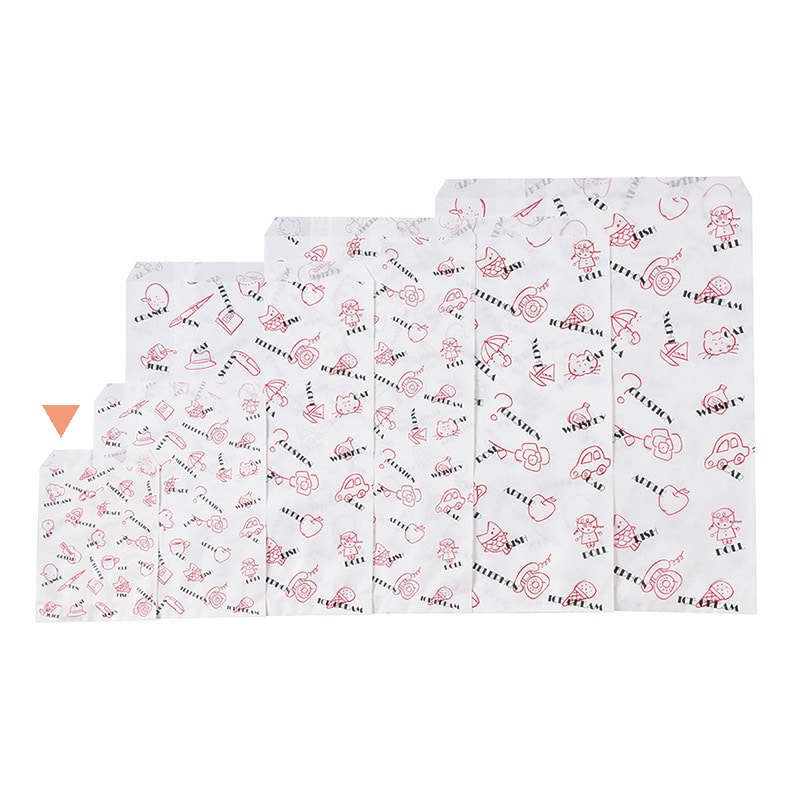 パックタケヤマ 平袋　フラット F8　バラエティ XZT00363 500枚/袋（ご注文単位10袋）【直送品】