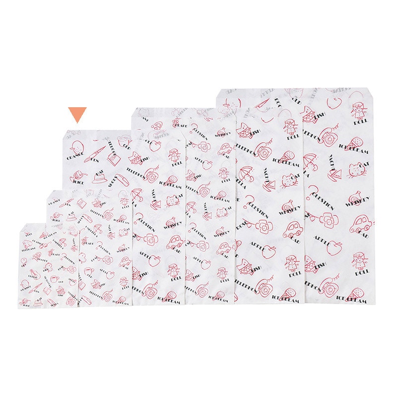 パックタケヤマ 平袋　フラット F15　バラエティ XZT00365 500枚/袋（ご注文単位4袋）【直送品】