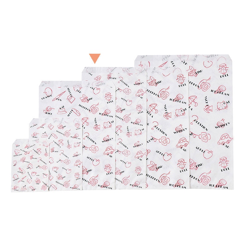 パックタケヤマ 平袋　フラット F18　バラエティ XZT00366 500枚/袋（ご注文単位6袋）【直送品】