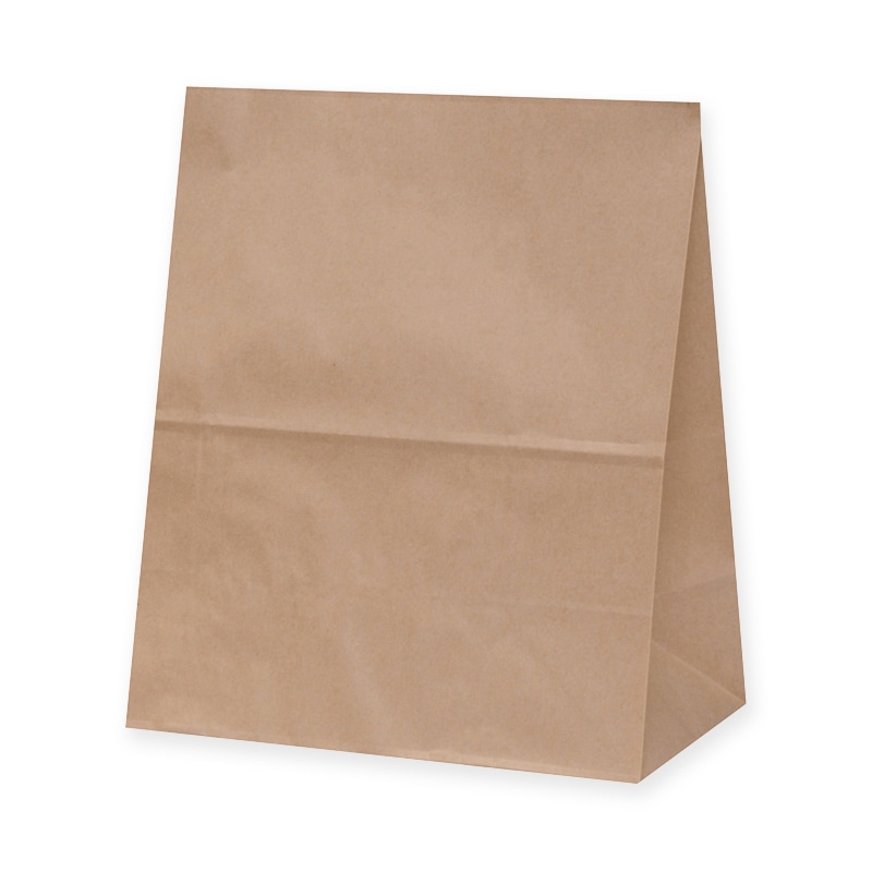 パックタケヤマ 角底袋 ハイバッグ H600 XZT50130 未晒無地 100枚/パック