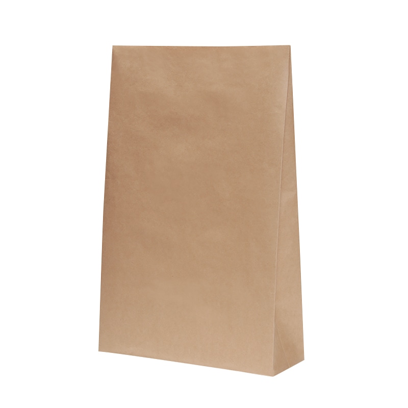 パックタケヤマ 角底袋　ハイバッグ H45　未晒無地 XZT50545 50枚/袋（ご注文単位4袋）【直送品】