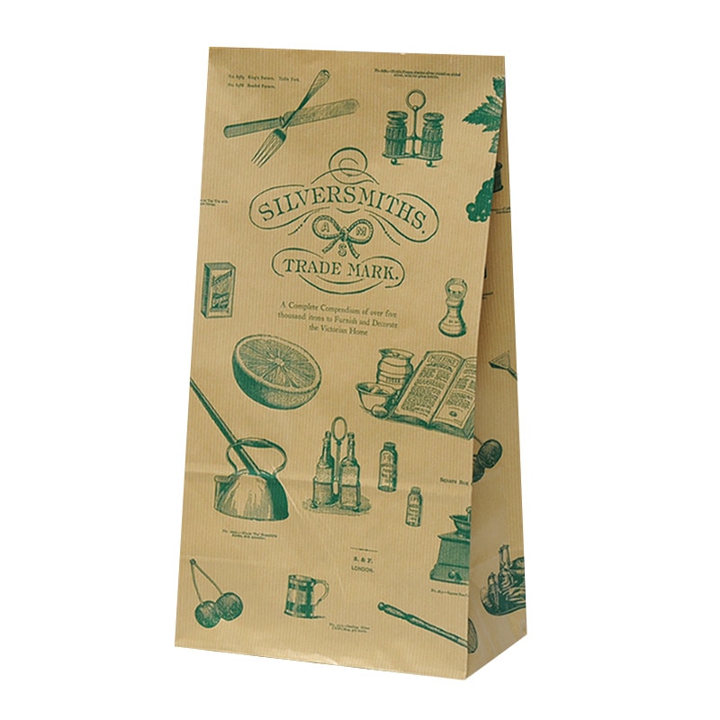 パックタケヤマ 角底袋 ハイバッグ H12 シルバースミス XZT00485 100枚/袋(ご注文単位10袋)【直送品】