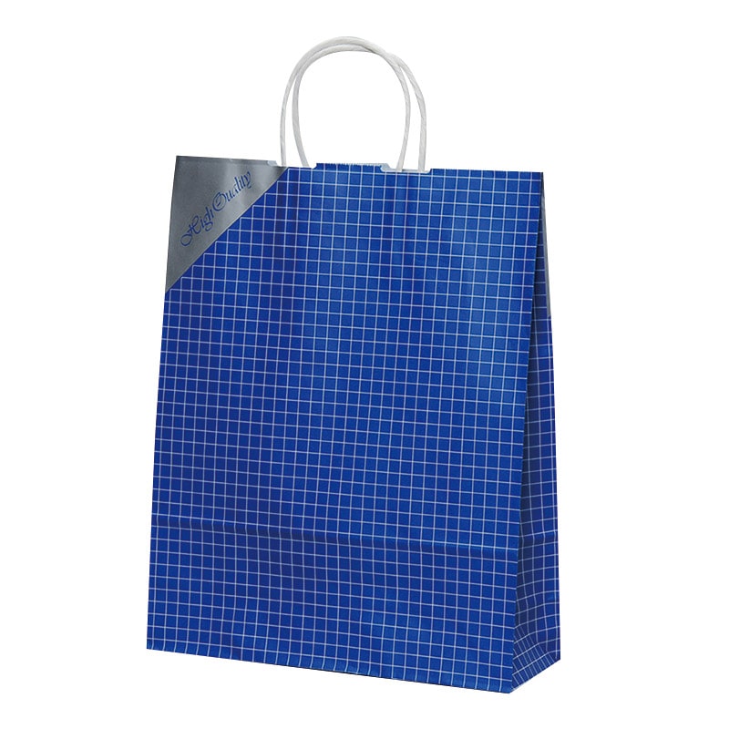 パックタケヤマ 自動手提袋 HZ　ネット　ブルー XZT00656 50枚/袋（ご注文単位4袋）【直送品】