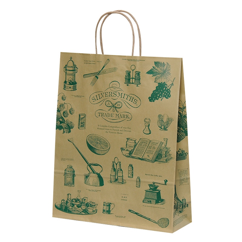 パックタケヤマ 自動手提袋 HZ　シルバースミス XZT01089 50枚/袋（ご注文単位4袋）【直送品】